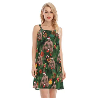 Christmas Barry Wood Aloha Cami Dress For Women