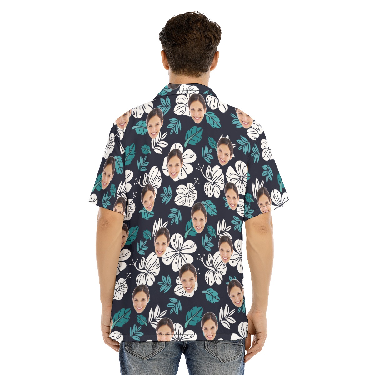 Hawaiian Shirt With Face