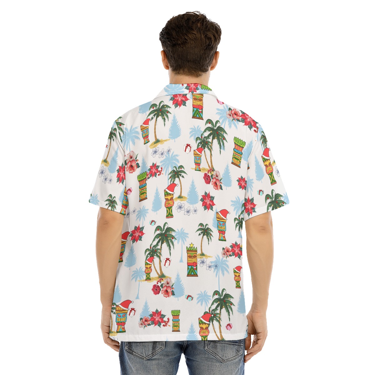 Tiki Christmas Hawaiian Shirt