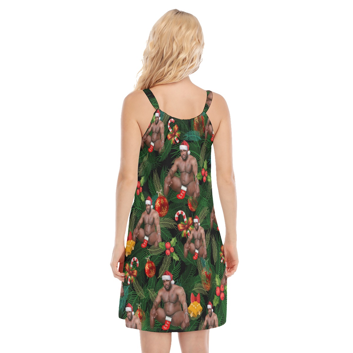 Christmas Barry Wood Aloha Cami Dress For Women