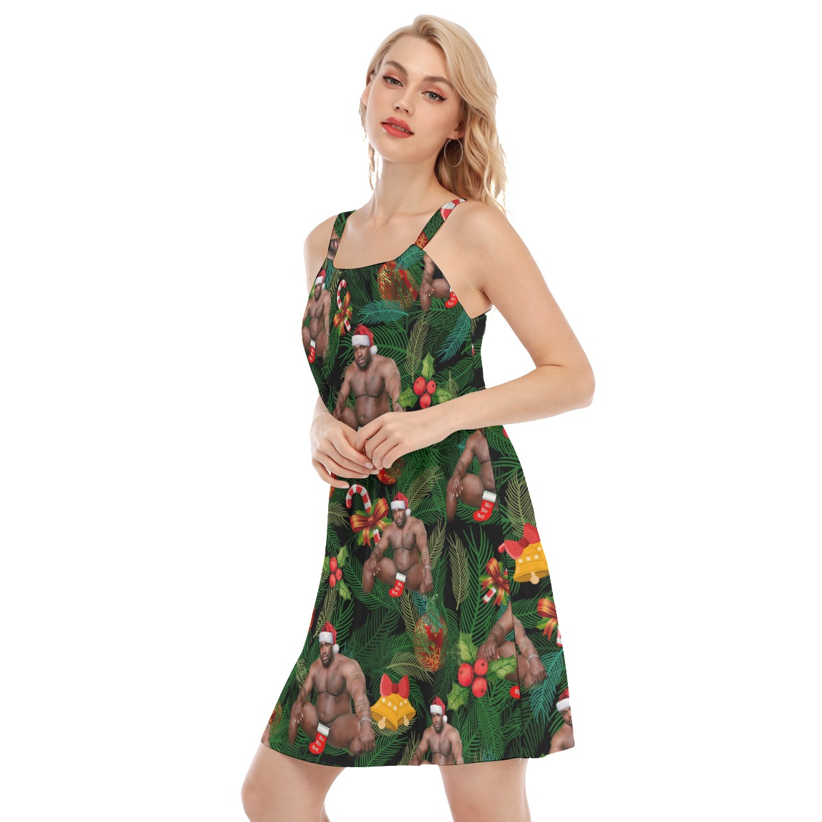 Christmas Barry Wood Aloha Cami Dress For Women