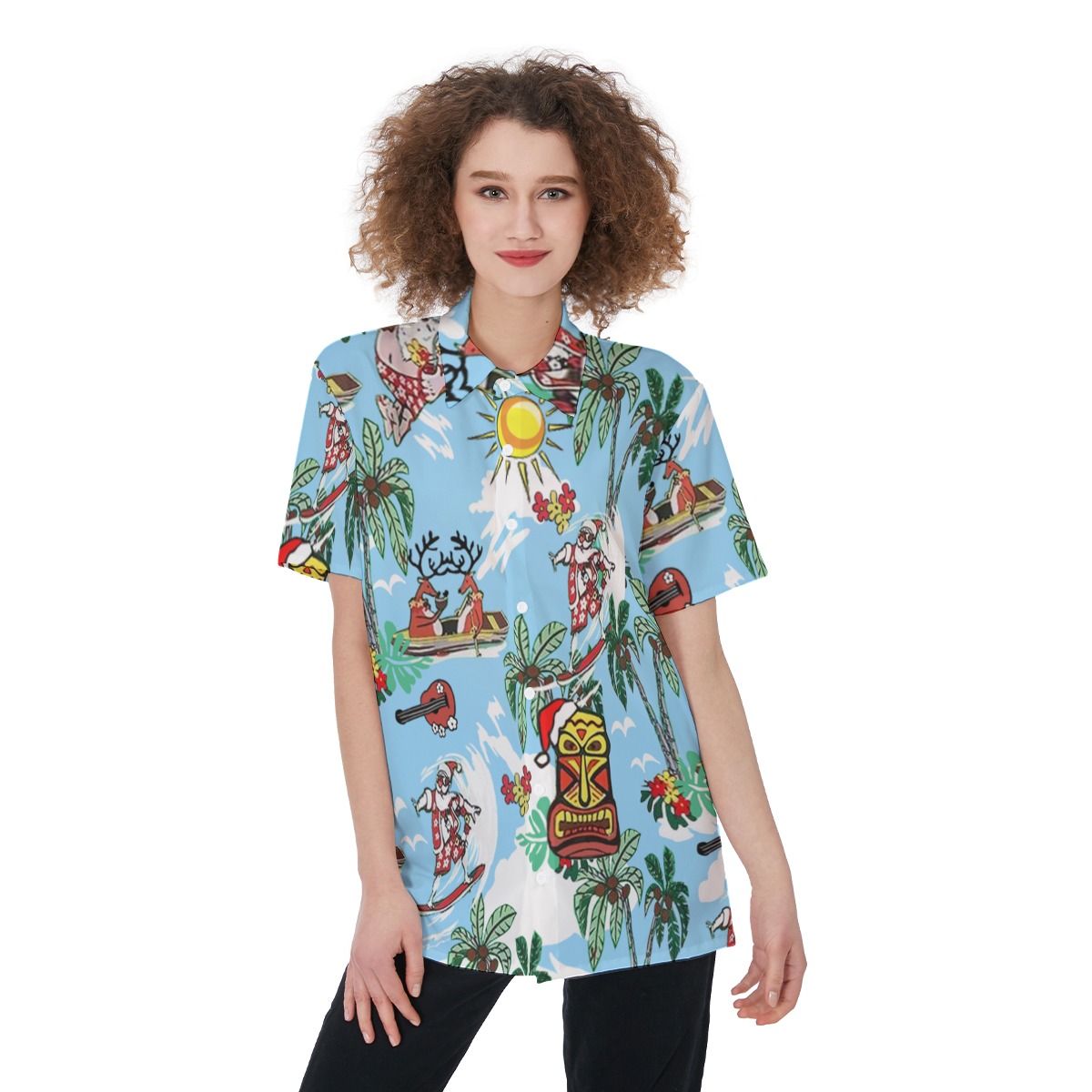 Ugly Christmas Hawaiian Shirt - variant image 1