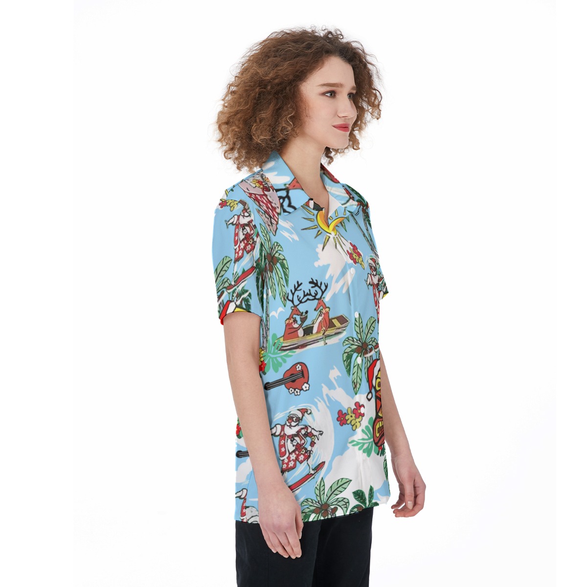 Ugly Christmas Hawaiian Shirt