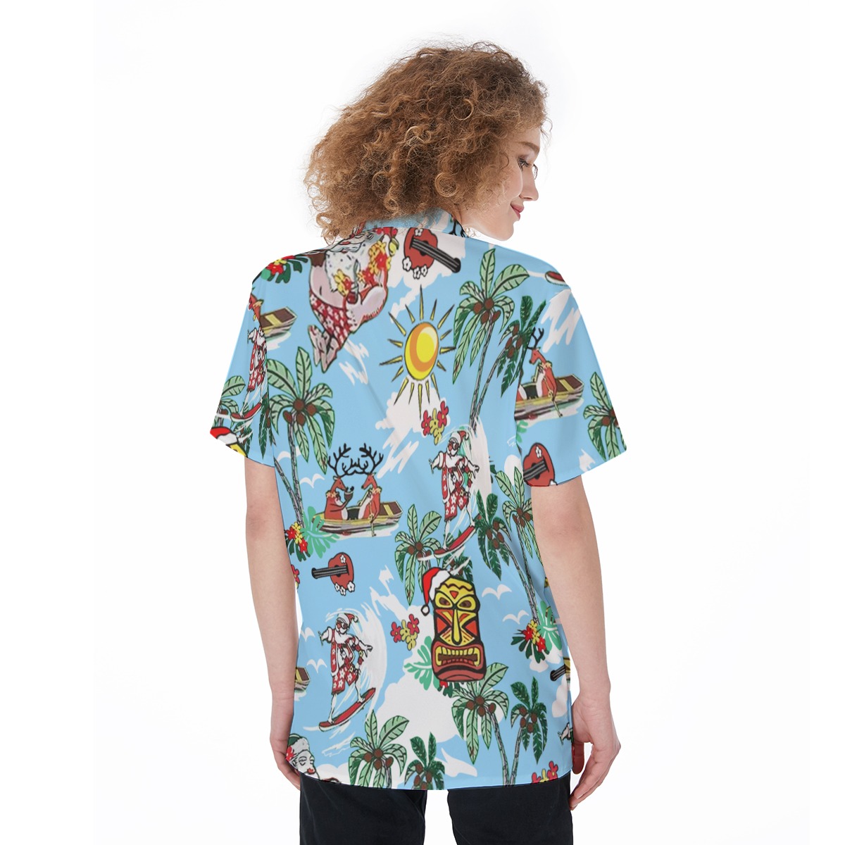 Ugly Christmas Hawaiian Shirt
