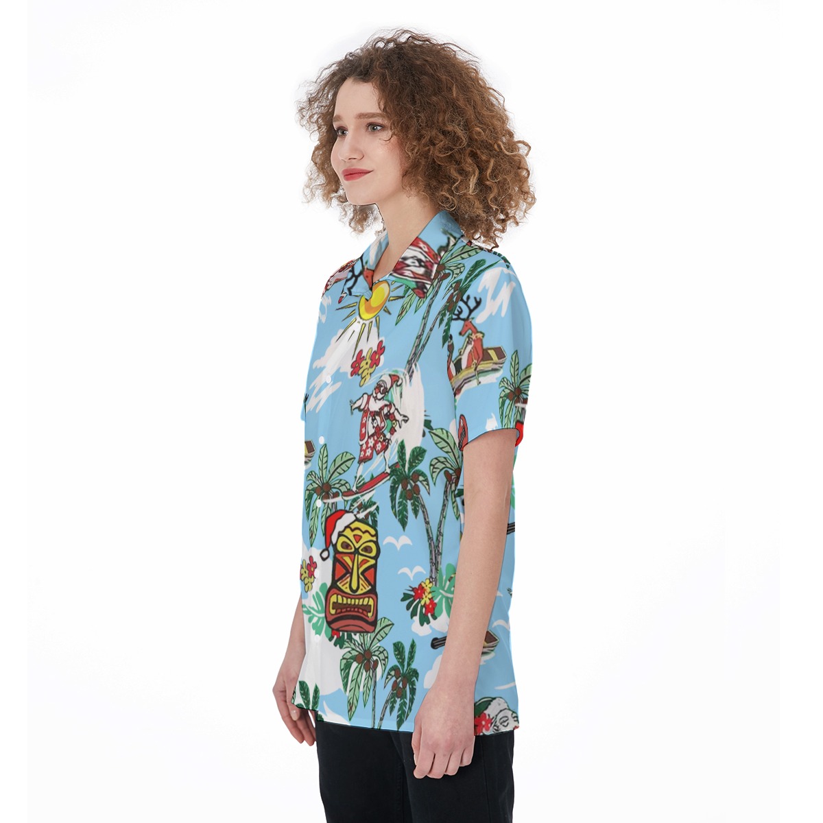 Ugly Christmas Hawaiian Shirt