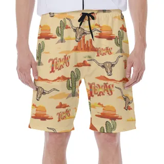 Texas Summer Swim Trunks For Men