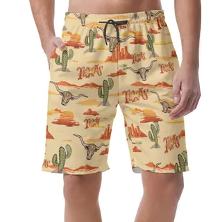 Cool Texas Hawaiian Board Shorts For Men