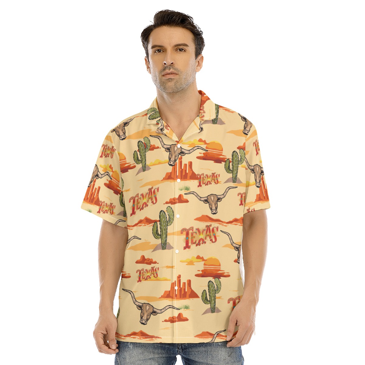 Texas Hawaiian Shirt For Men - variant image 1