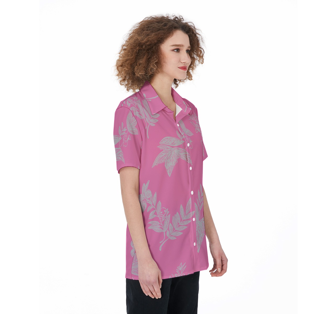 Pink Ffxiv Women's Hawaiian Shirt Southern Seas Shirt
