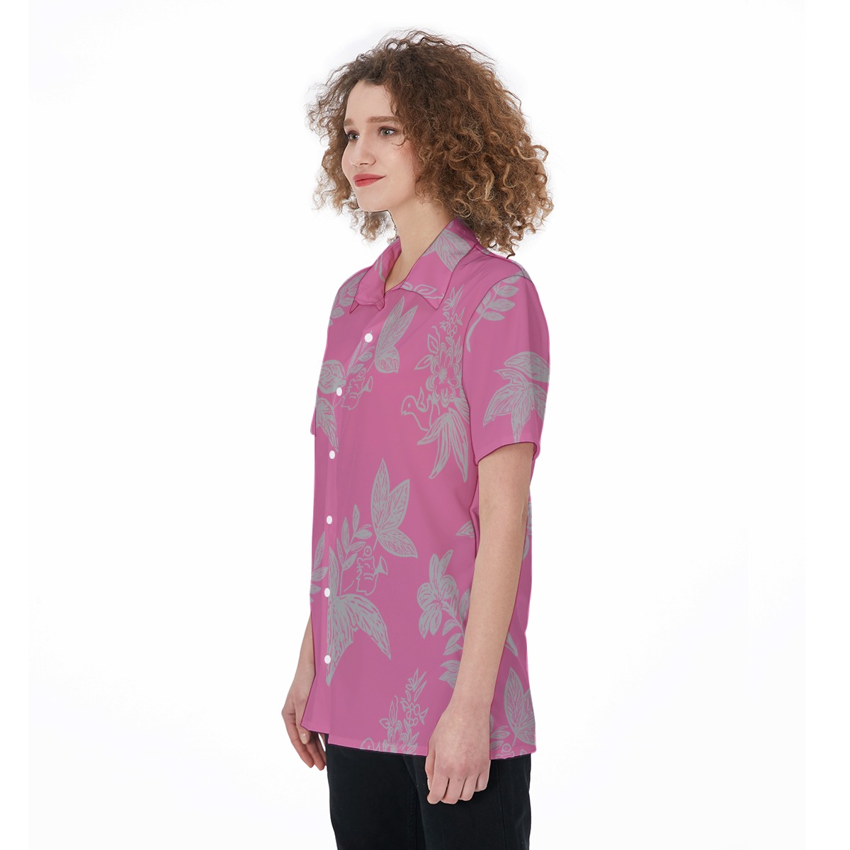 Pink Ffxiv Women's Hawaiian Shirt Southern Seas Shirt