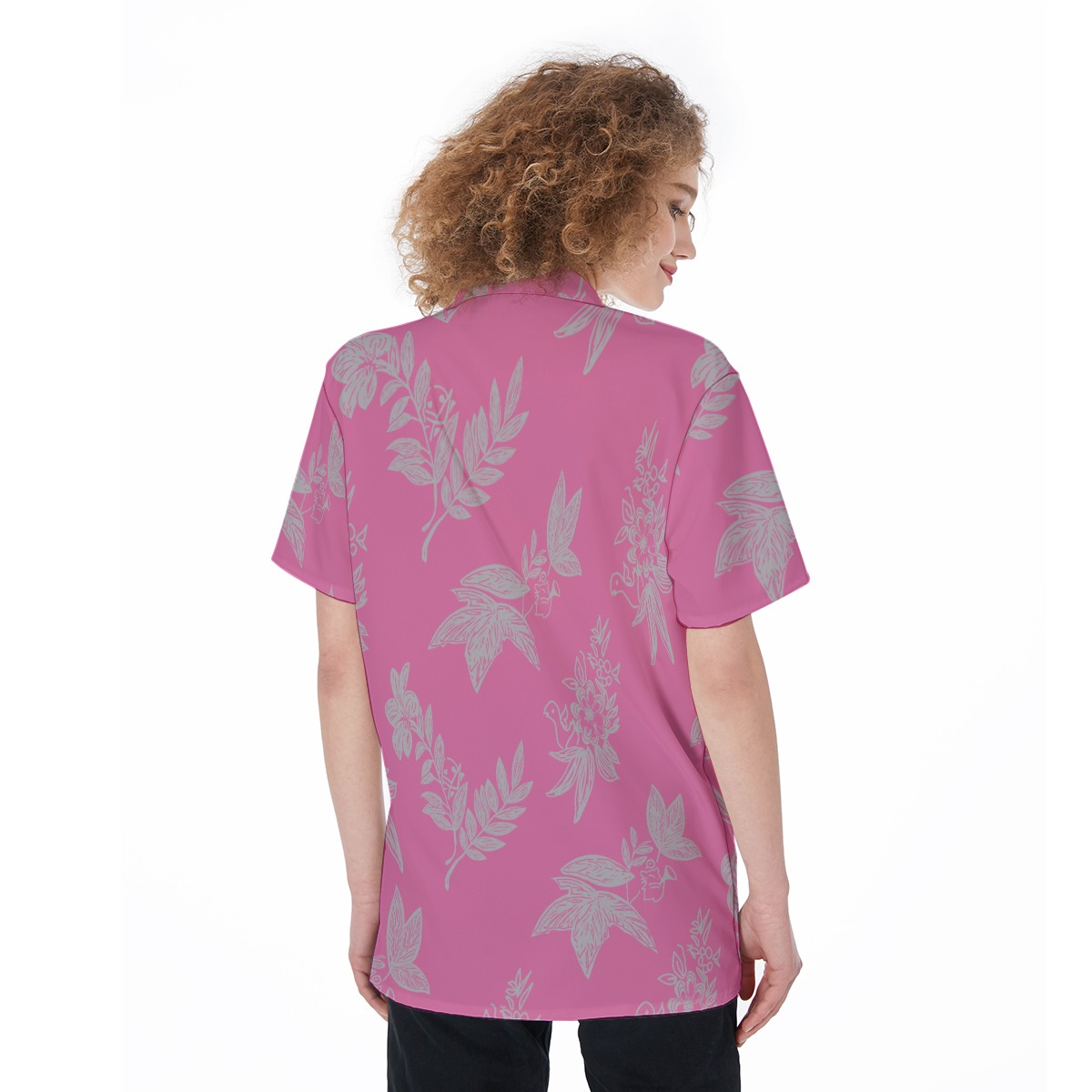 Pink Ffxiv Women's Hawaiian Shirt Southern Seas Shirt