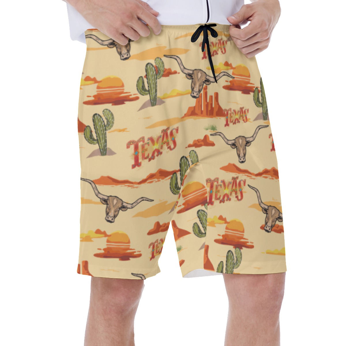 Texas Summer Swim Trunks For Men