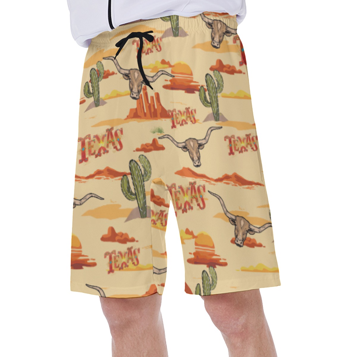 Texas Summer Swim Trunks For Men