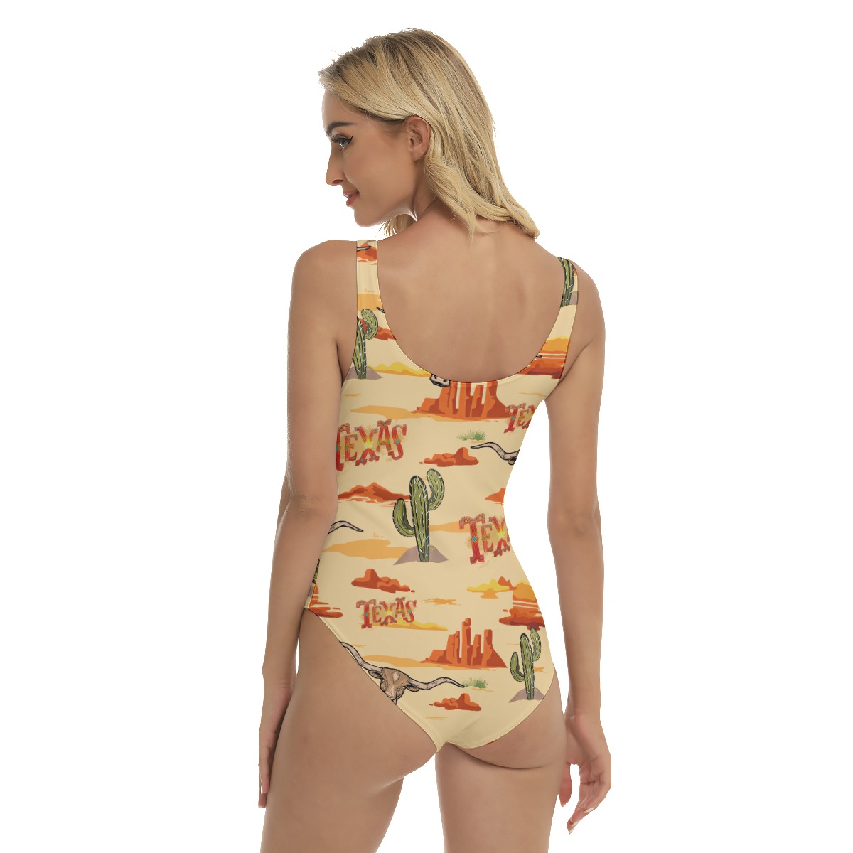 Texas Hawaiian One Piece Swimsuit For Women