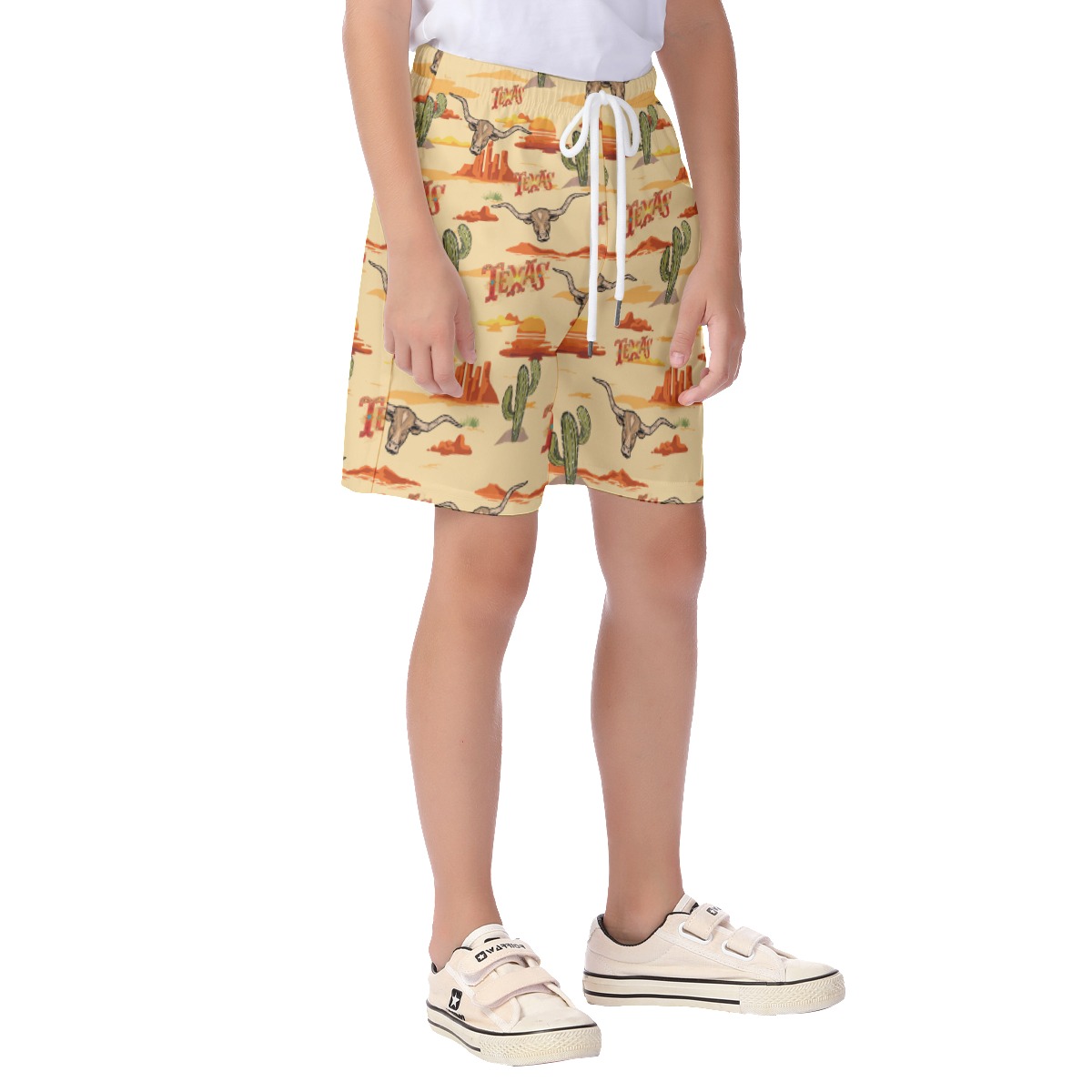 Awesome Texas Hawaiian Summer Shorts For Kids