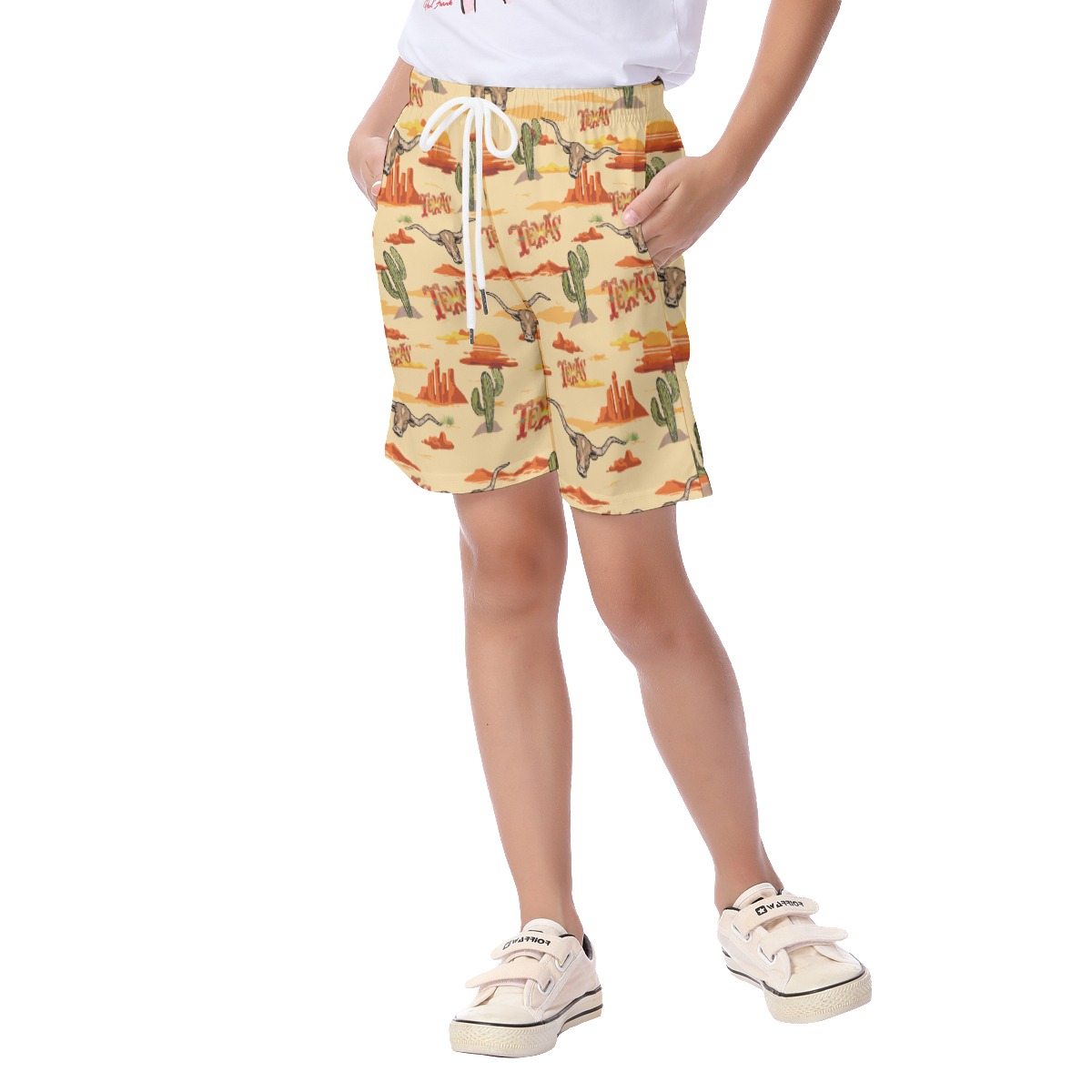 Awesome Texas Hawaiian Summer Shorts For Kids