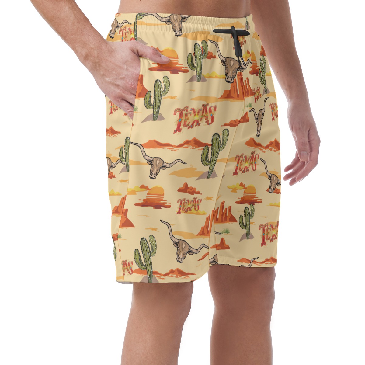 Cool Texas Hawaiian Board Shorts For Men