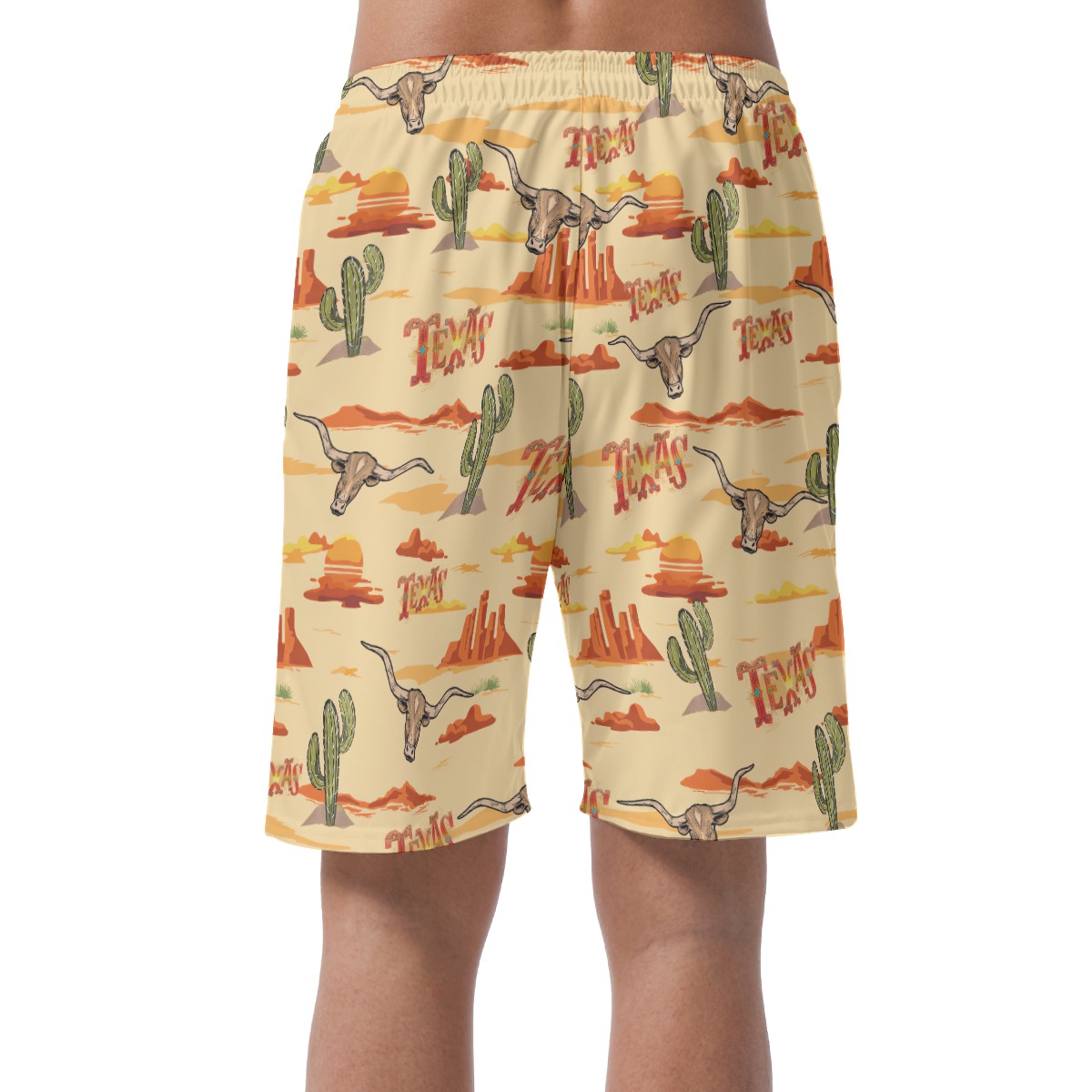 Cool Texas Hawaiian Board Shorts For Men