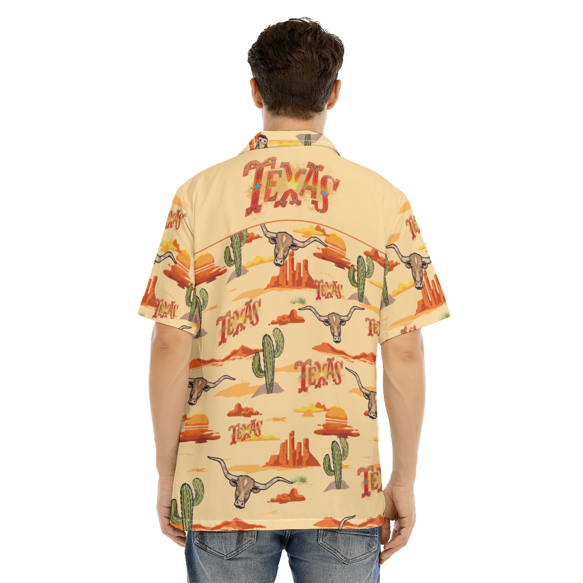 Texas Hawaiian Shirt For Men