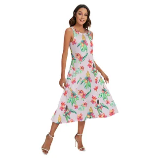 Mermaid Hawaiian Dress With Pockets For Vacation