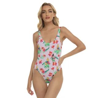 Mermaid Hawaiian One Piece Swimsuit For Women