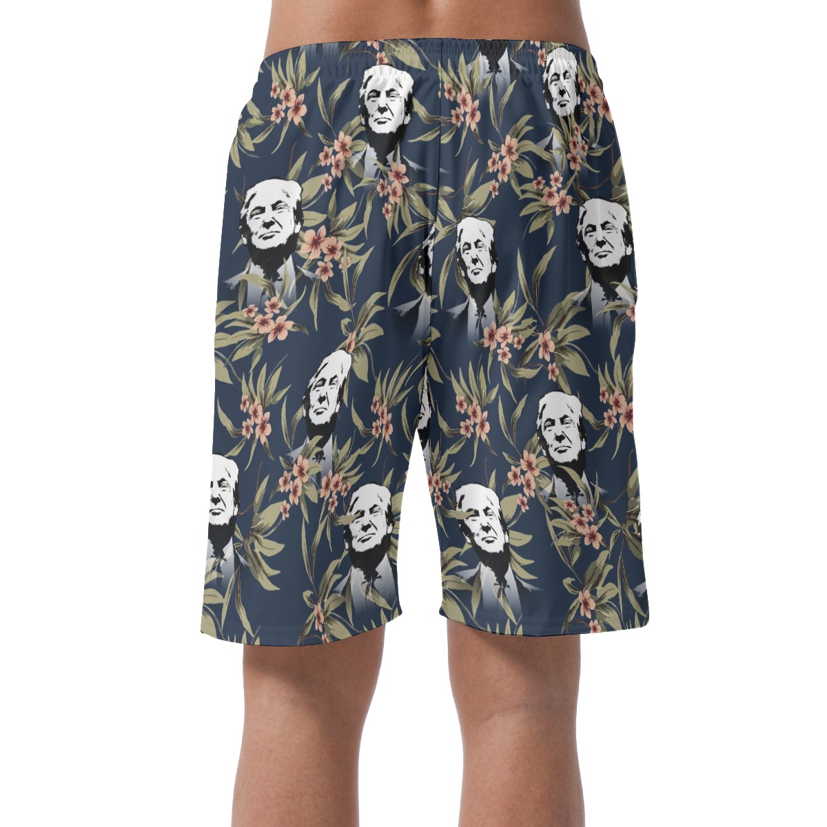 Donald Trump Hawaiian Board Shorts For Men