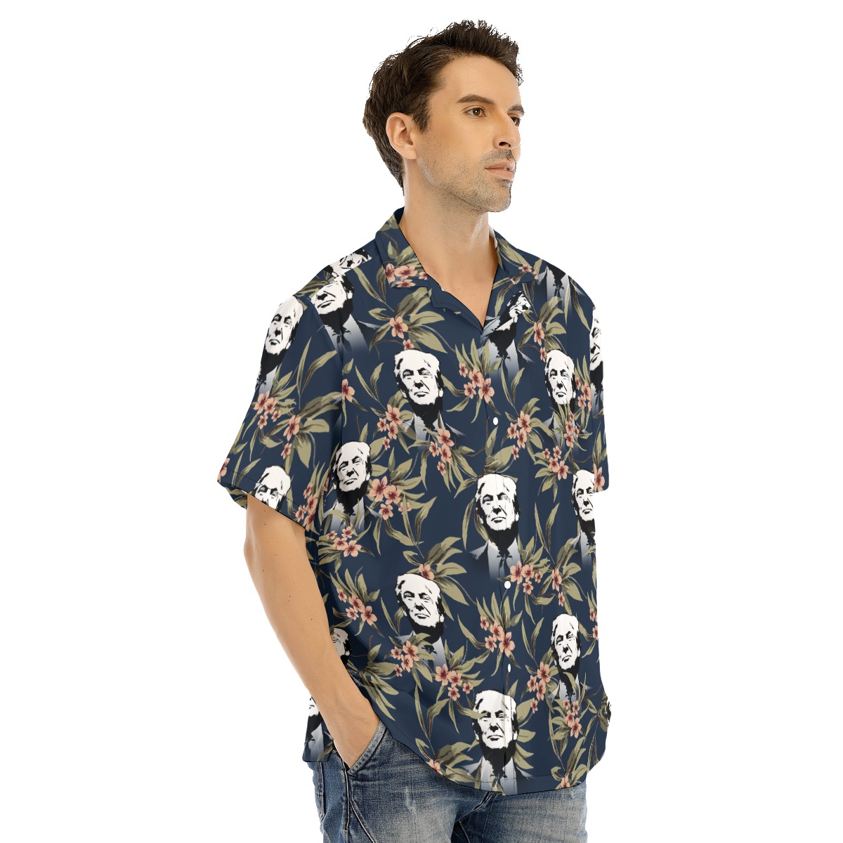Donald Trump Tropical Hawaiian Shirt