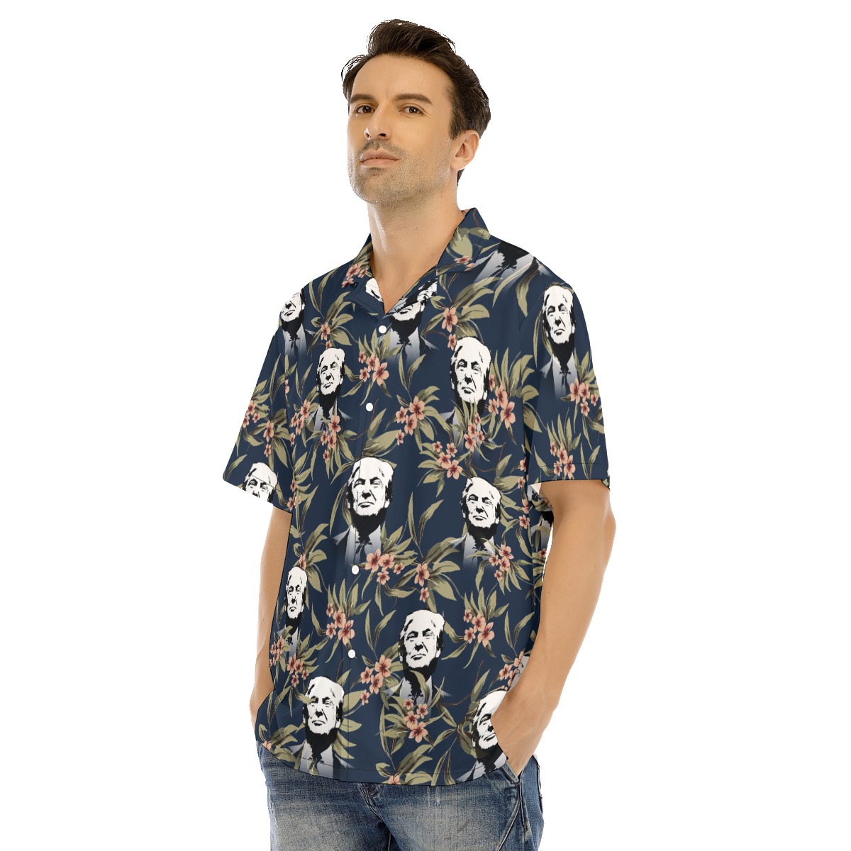 Donald Trump Tropical Hawaiian Shirt