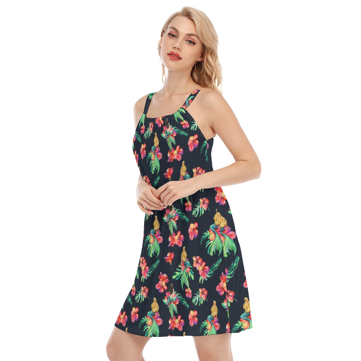 Women's Mermaid Hawaiian Dress For Summer