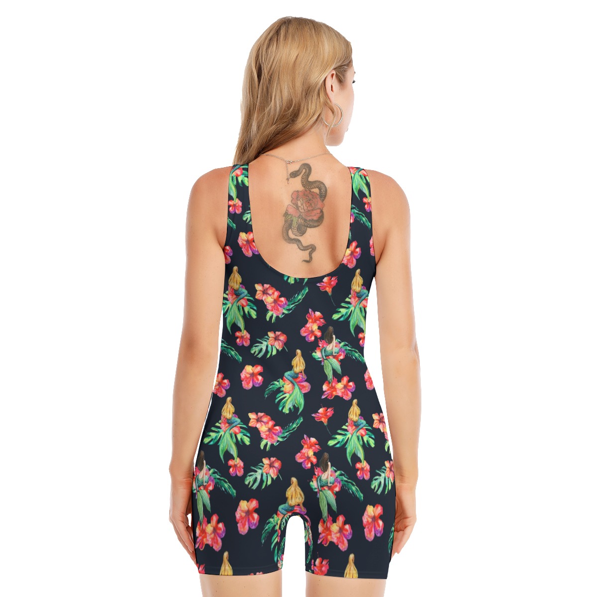 Mermaid Hawaiian Sleeveless Swimsuit For Women