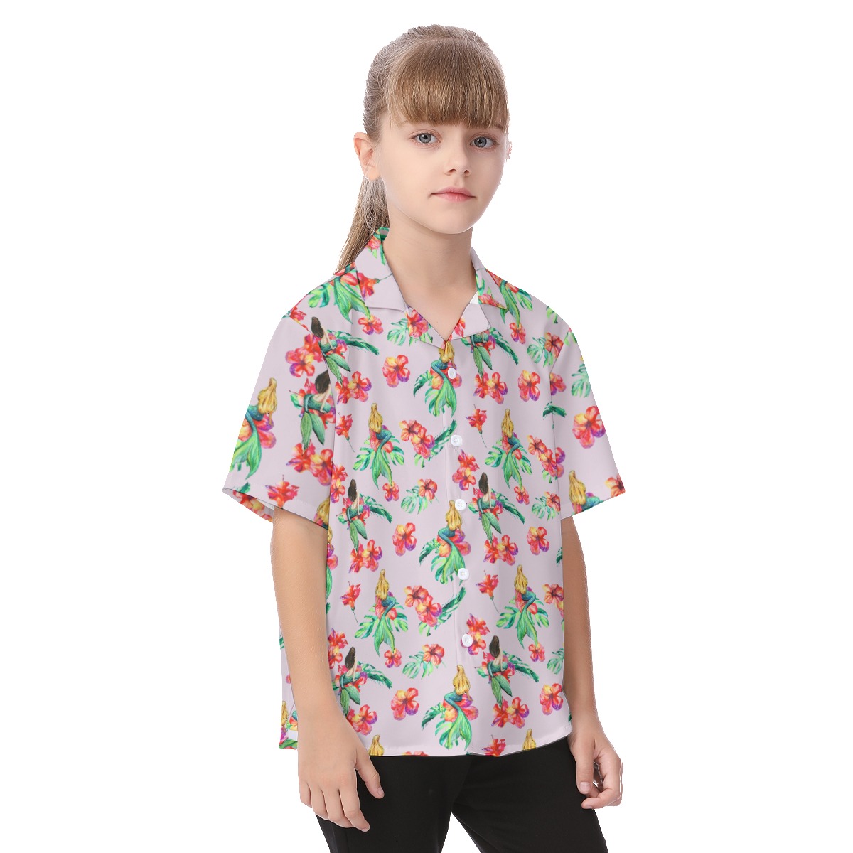 Mermaid Kid's Hawaiian Shirt