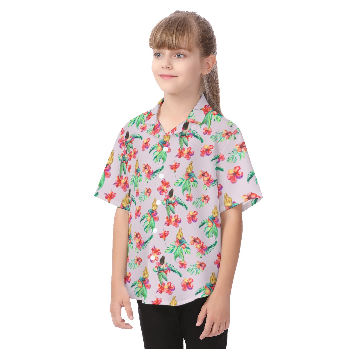 Mermaid Kid's Hawaiian Shirt