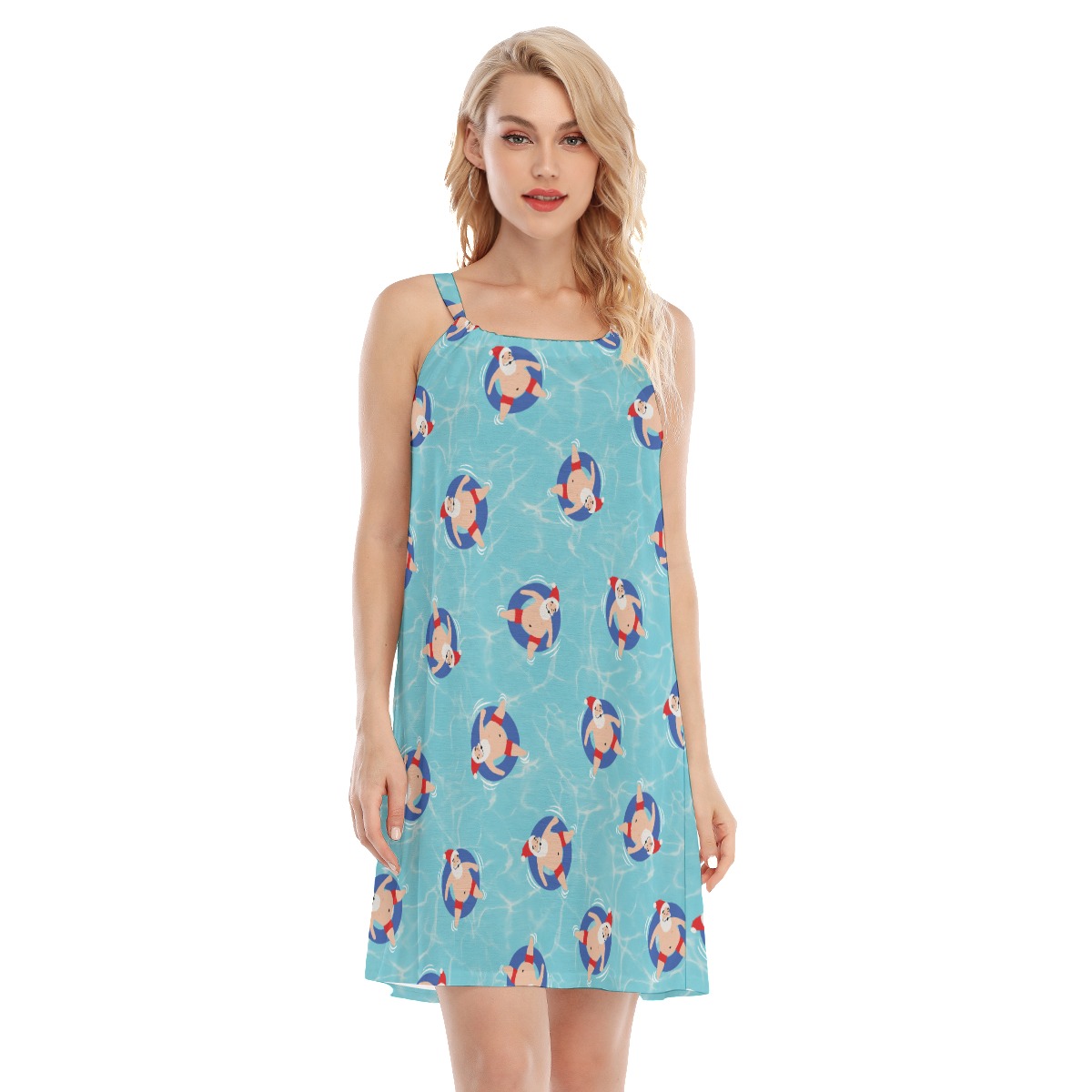 Best Santa Christmas Hawaiian Outfit For Women - variant image 1