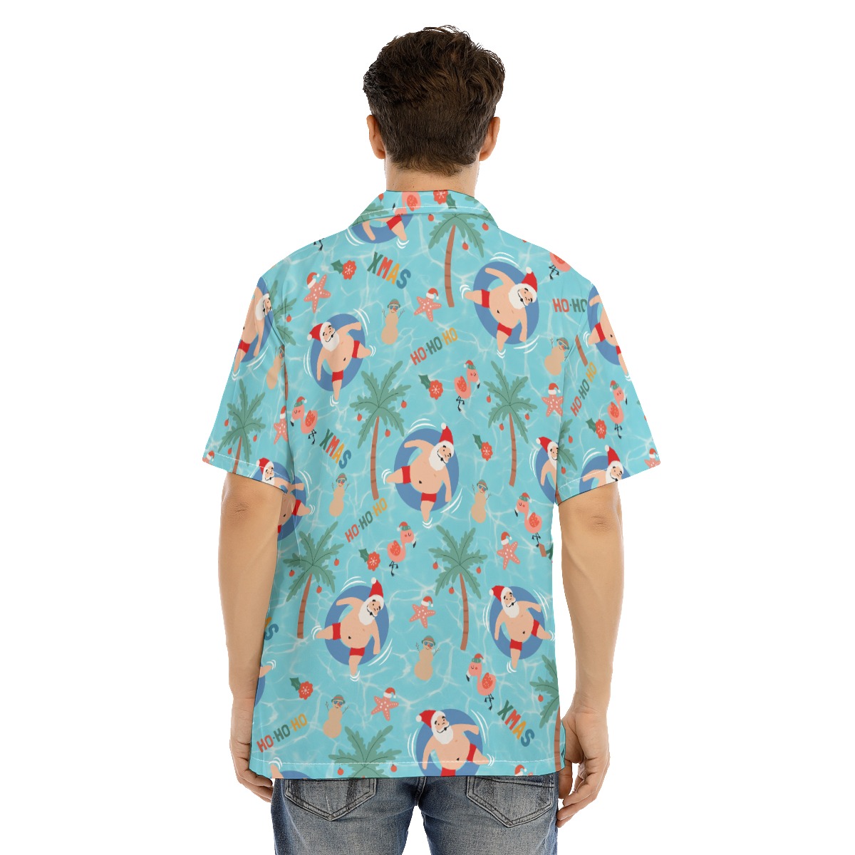 Santa Christmas Hawaiian Shirt For Men