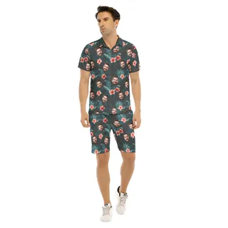 Custom Face Tropical Shirt And Shorts For Men