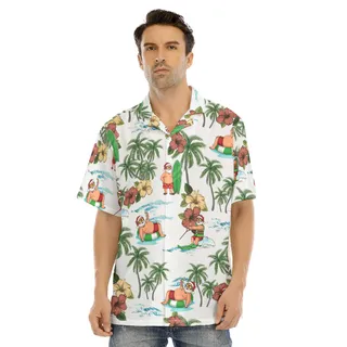 Summer Santa Claus Hawaiian Shirt