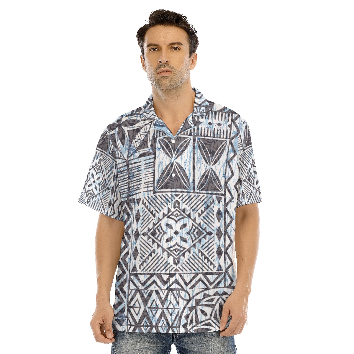 Tapa Tribal Hawaiian Shirt For Men - variant image 1