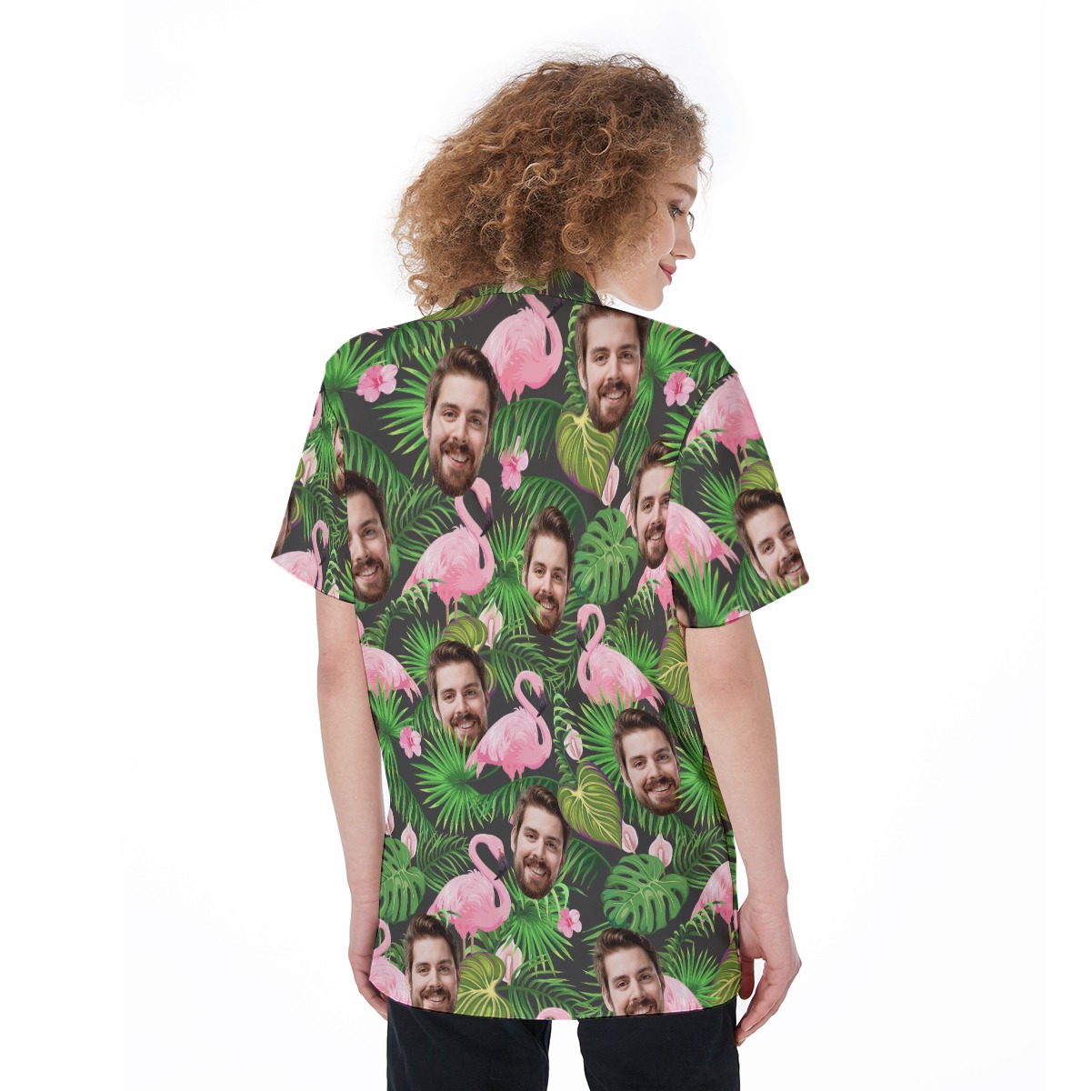 Pink Flamingo Custom Hawaiian Shirt For Women