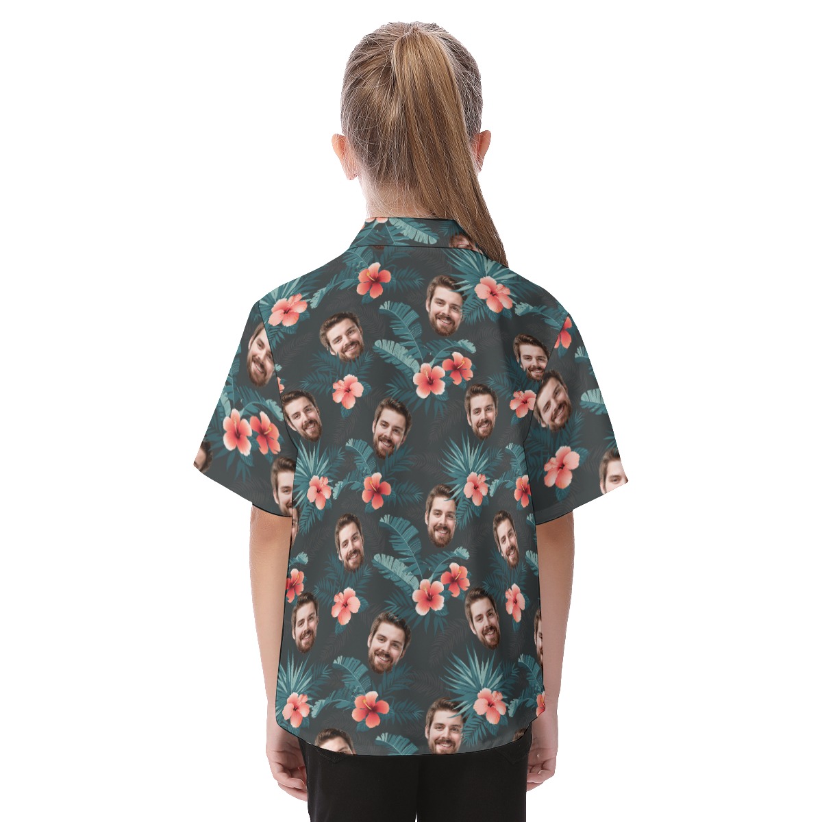 Custom Hawaiian Shirt With Face For Kids