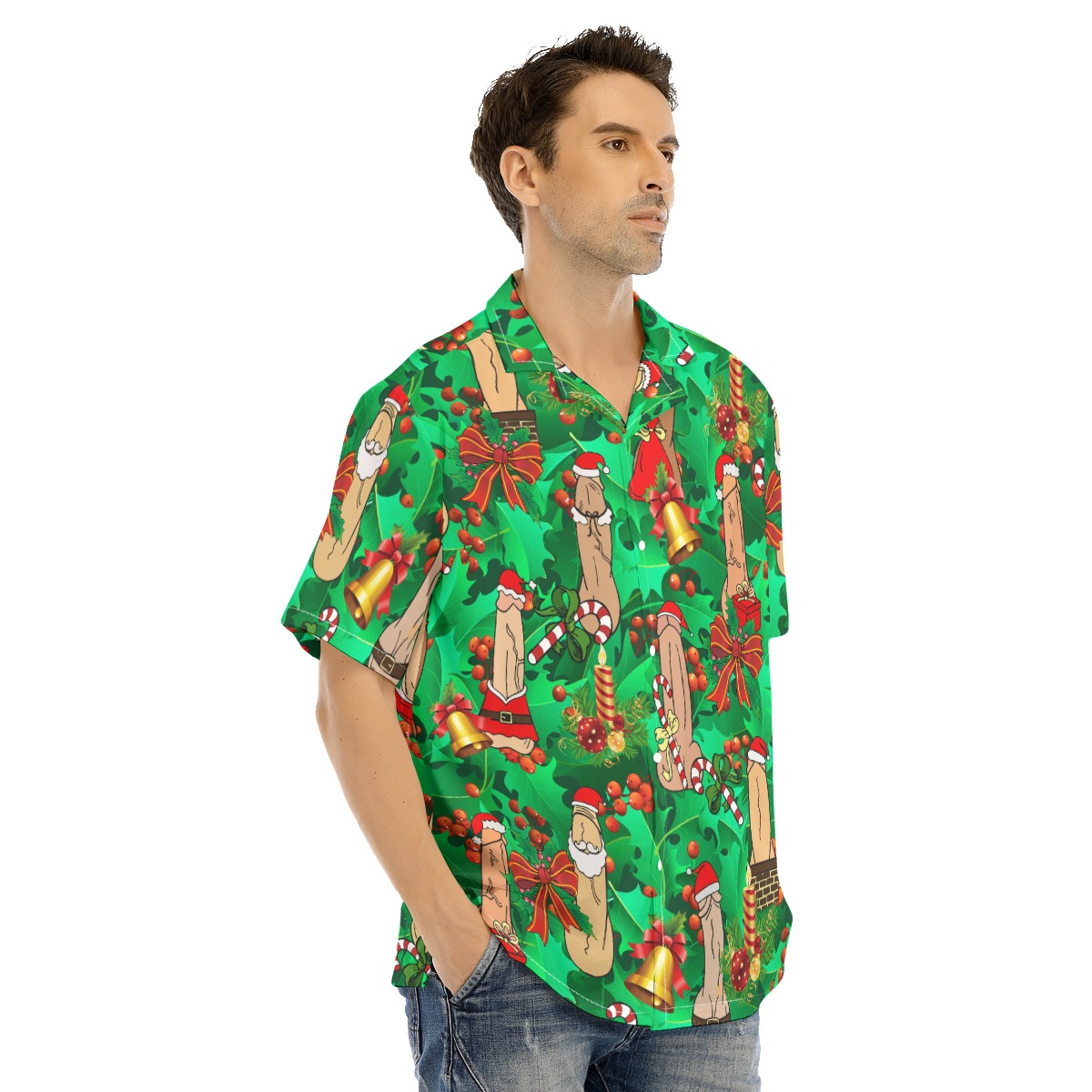 Funny Penis Christmas Hawaiian Shirt