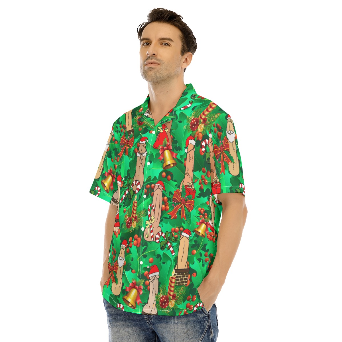 Funny Penis Christmas Hawaiian Shirt