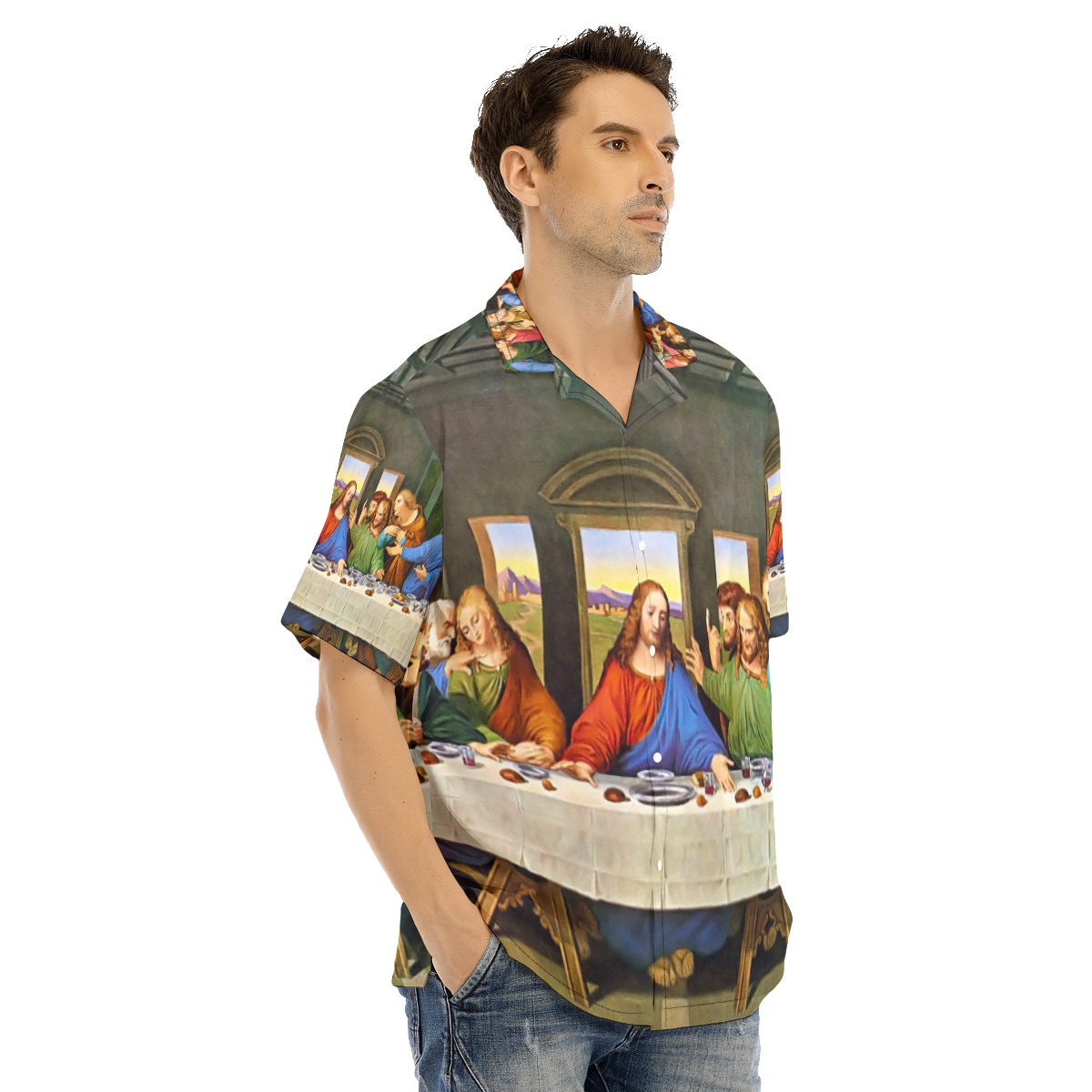 Da Vinci The Last Supper Hawaiian Shirt