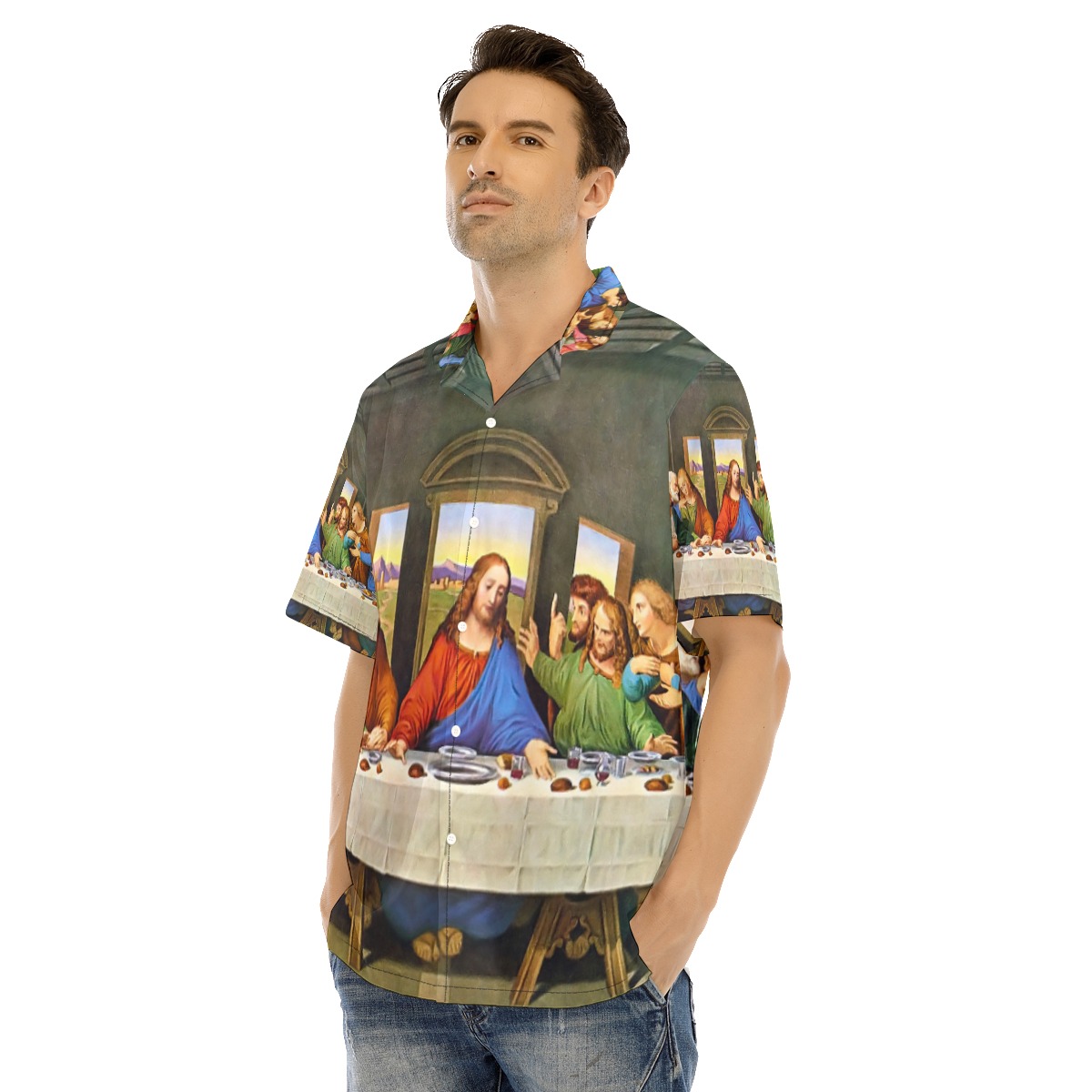 Da Vinci The Last Supper Hawaiian Shirt