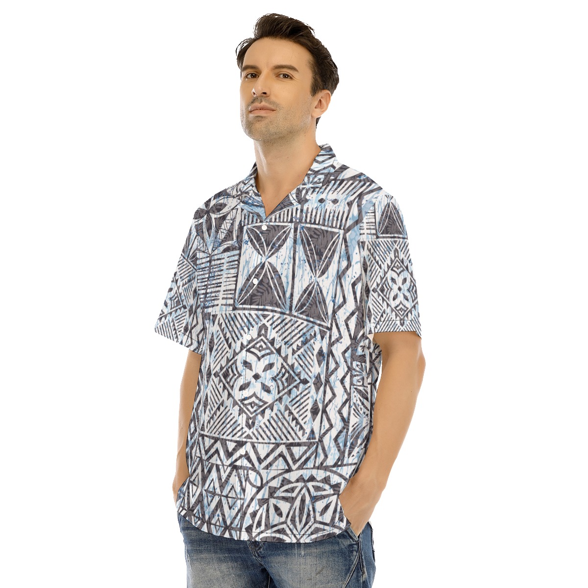 Tapa Tribal Hawaiian Shirt For Men