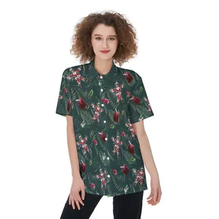 National Lampoon's Christmas Vacation Tropical Button Up Shirt