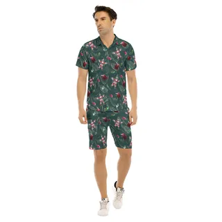 National Lampoon's Christmas Vacation Men's Tropical Shirt And Shorts