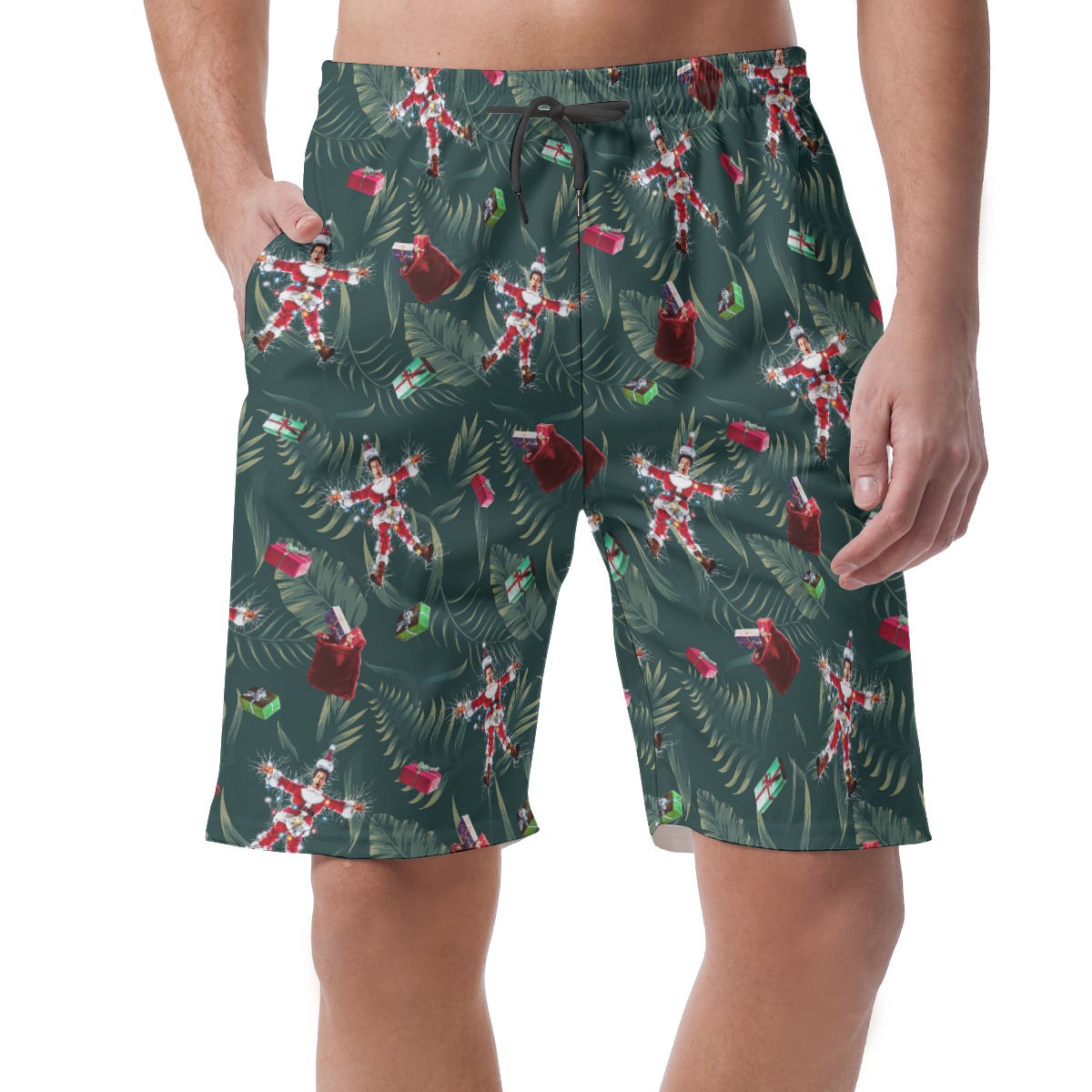 National Lampoon's Christmas Vacation Men's Hawaiian Beach Shorts - variant image 1