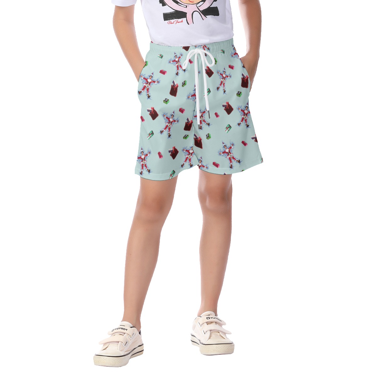 Funny Christmas Vacation Clark Griswold Hawaiian Shorts For Kids - variant image 1