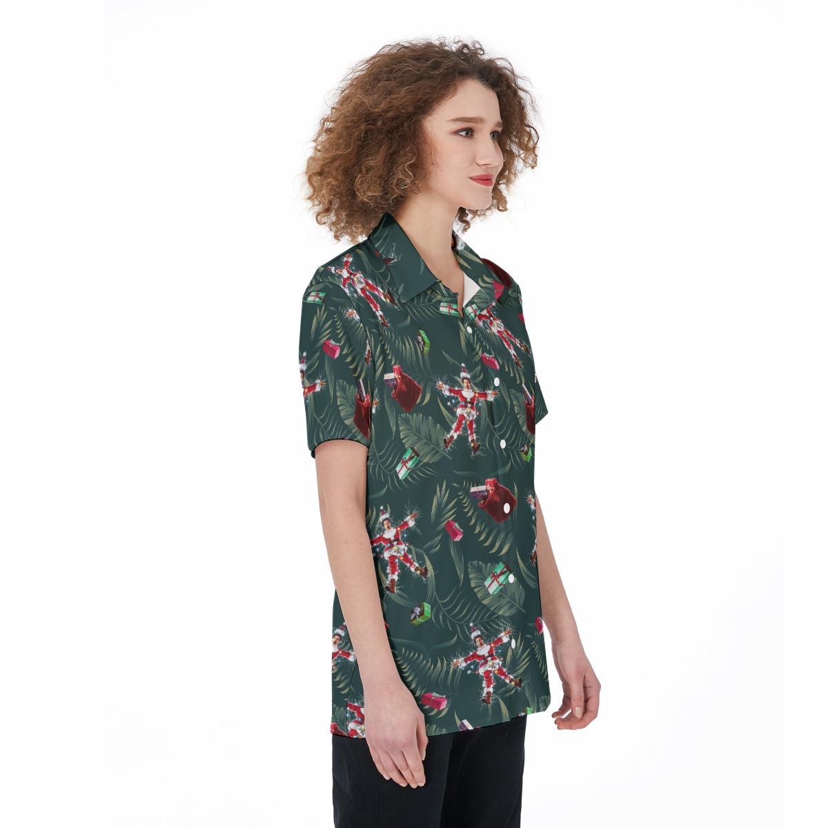 National Lampoon's Christmas Vacation Tropical Button Up Shirt
