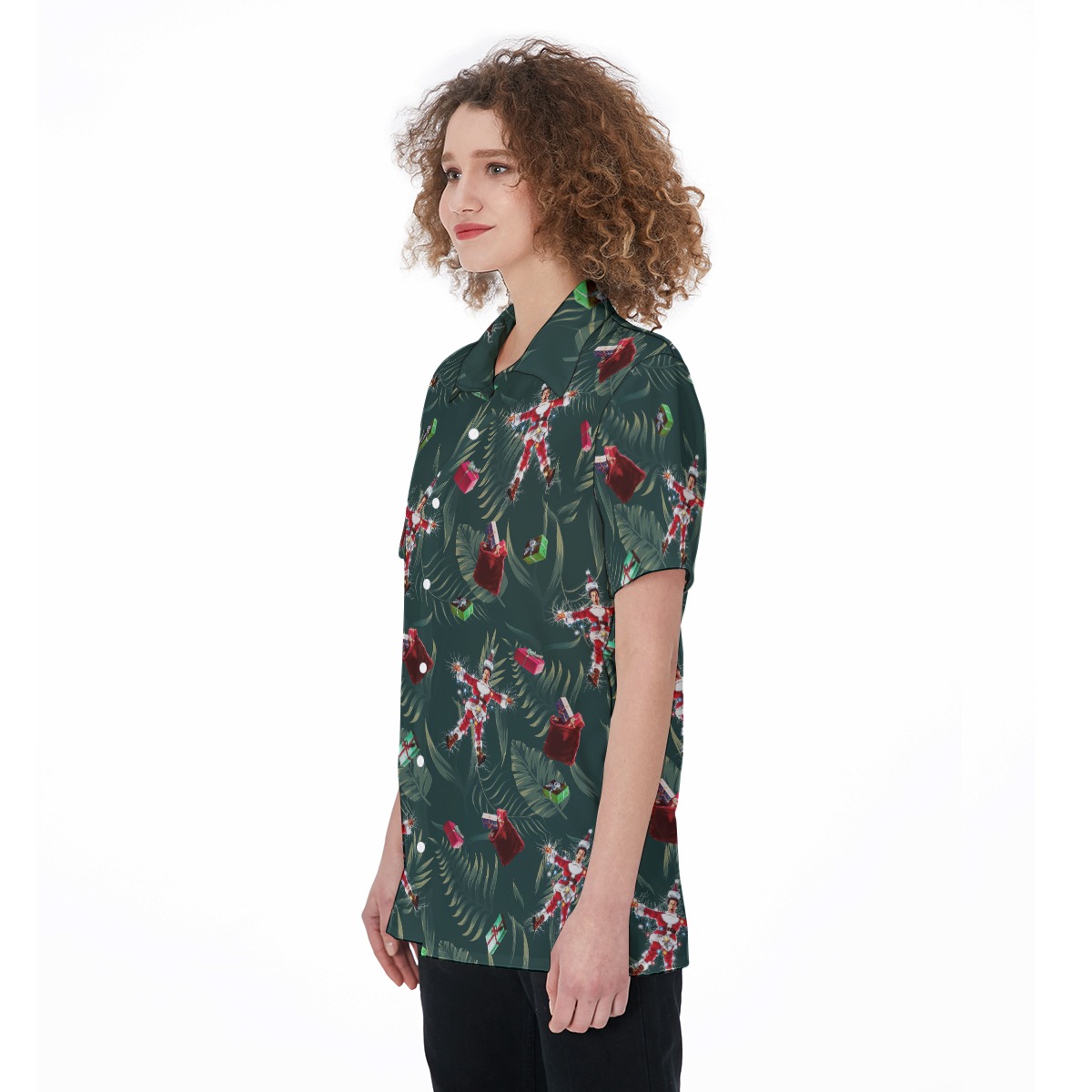 National Lampoon's Christmas Vacation Tropical Button Up Shirt